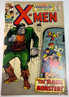 Marvel The X-Men #40 1st Frankenstein's Monster Solid Book 1968