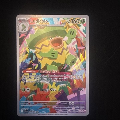 Ludicolo 095/094 Phantasmal Flames Illustration Rare Mint Condition Pokemon TCG