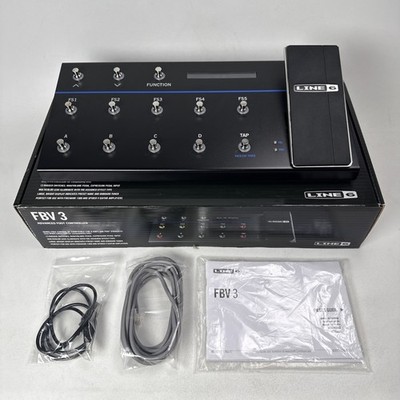 Line 6 FBV3 Advanced Foot Controller Box Manual USB CAT5E Tested Amp MIDI