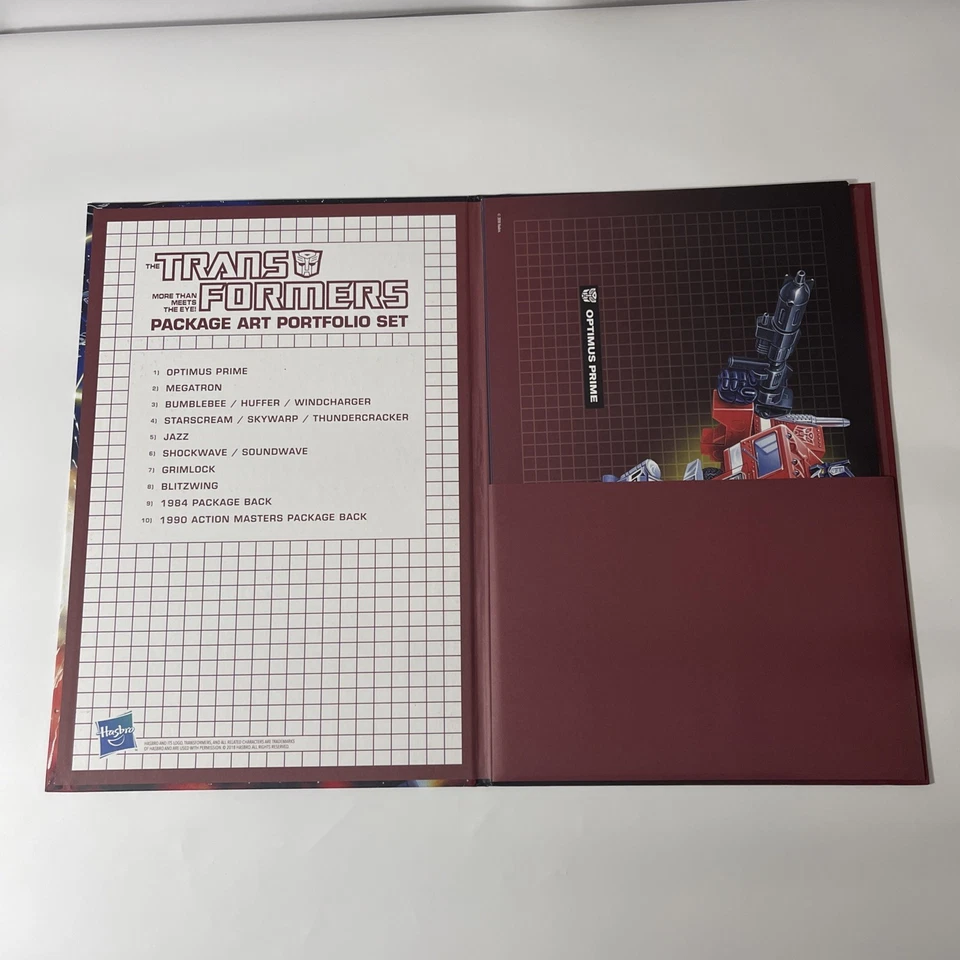NEW Complete TRANSFORMERS Package Art 11x17 Portfolio Print IDW Optimus Prime - Image 3 of 4