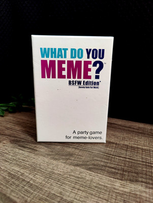 What Do You Meme BSFW Edition Adult Party Game Cards Box