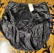 VINTAGE MAIDENFORM WISEBUY GRANNY PANTY SIZE 5. BLACK