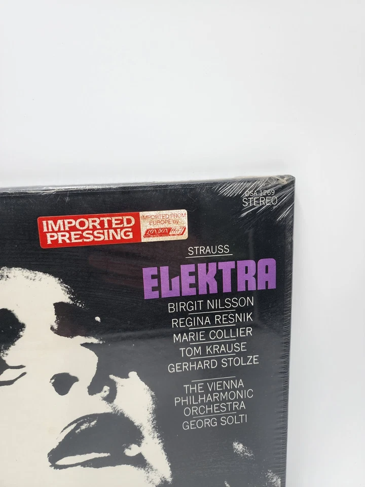 SOLTI / Strauss Elektra  UK London OSA 1269 FFRR STEREO 1967 BOX SET SEALED - Image 3 of 4