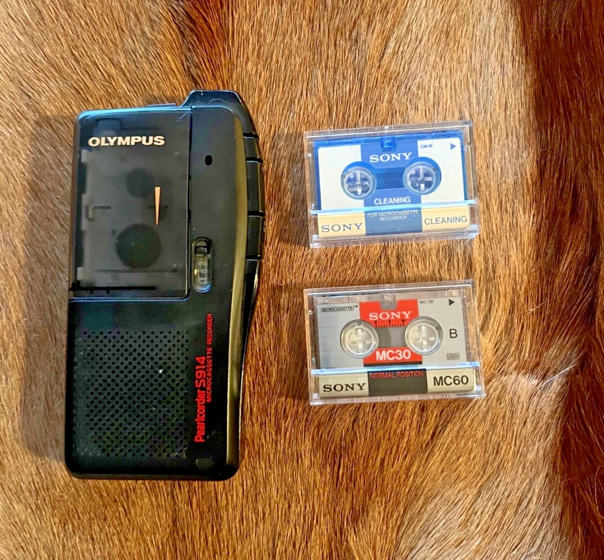 Dictaphone Olympus Pearlcorder S928 – Vintage – Fonctionnel – Expédition Mondiale