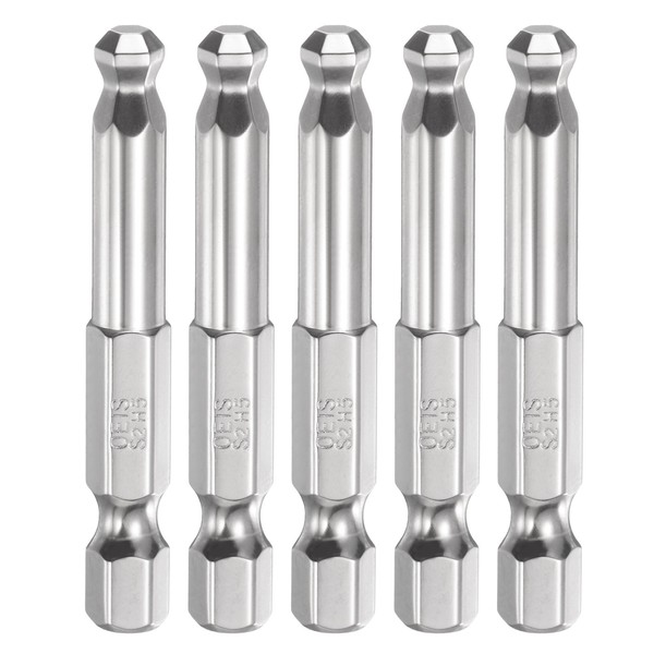 "5X Kugelkopf-Sechskantbit H5 1/4\" 2\" Magnetisch"-image