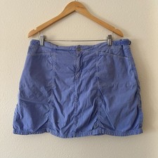 Fresh Produce Cargo Skort Size L Stretch Peri Blue Sustainable Beach Vacation