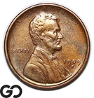 1909-S Lincoln Cent Wheat Penny, Choice Uncirculated Better Date