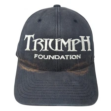 Triumph Foundation Fitted Baseball Cap Blue XL Embroidered Flexfit Yupoong