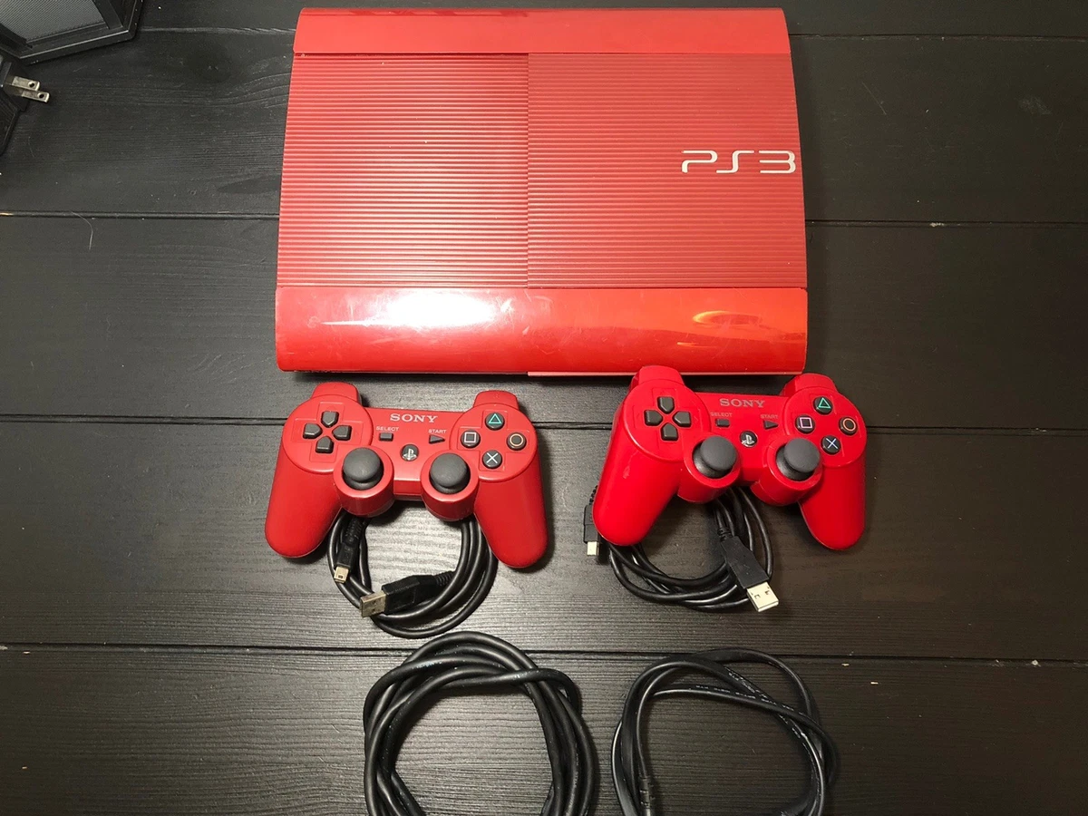 Las mejores ofertas en Sony PlayStation 3-Super Slim Rojo consolas