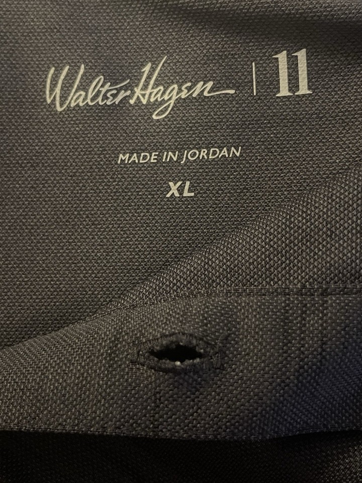Pitbull Patterns Men’s XL Pit 23” Walter Hagen Polo Golf Shirt Lightweight Pattern | eBay