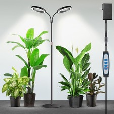 Garpsen Halo Grow Lights Dual-head Full Spectrum Led Plant Lights For Indoor...