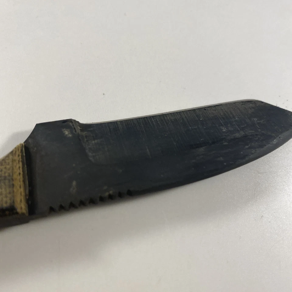 Newt Livesay Prototype Test Run U.S. Marshall Style Fixed Blade Knife & Sheath - Image 4 of 4