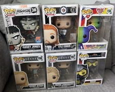 Funko Pop! Lot Of 6 Figures, Mix, Ozark, Pride,Kyle Connor,Casey Jones, As Is