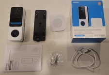 AOSU Smart V8E2CA11 Wireless Doorbell Video Camera 5MP HD Works / Alexa Google H