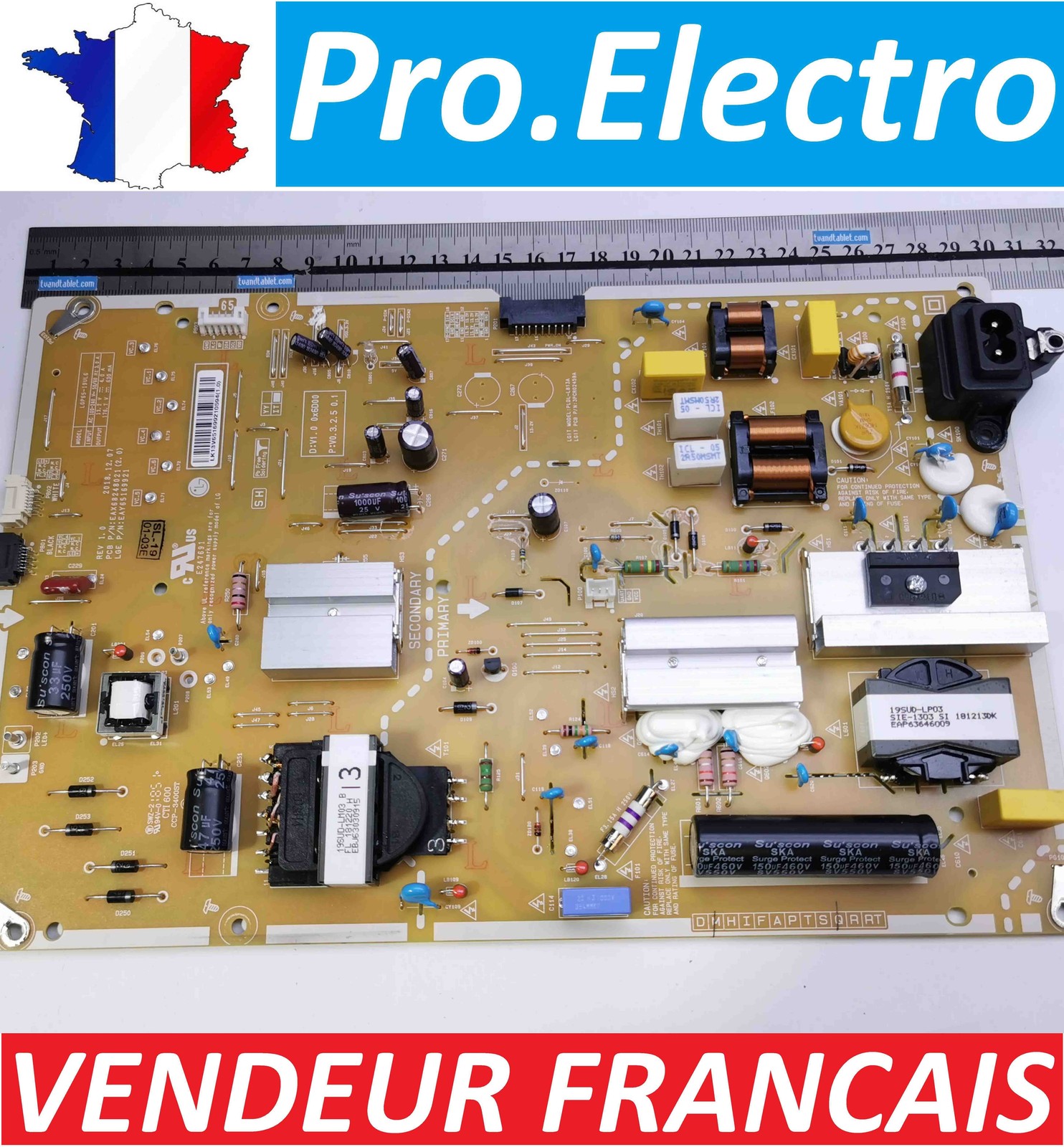 Carte alimentation EAX68248021(2.0) EAY6 PSU LG 65SM8200PLA 65SM8600PLA