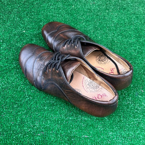 Taos Jive 2 Metallic Bronze Oxford Shoes Women 8.5 Brown Upper Leather JIV-1292A - Picture 6 of 21