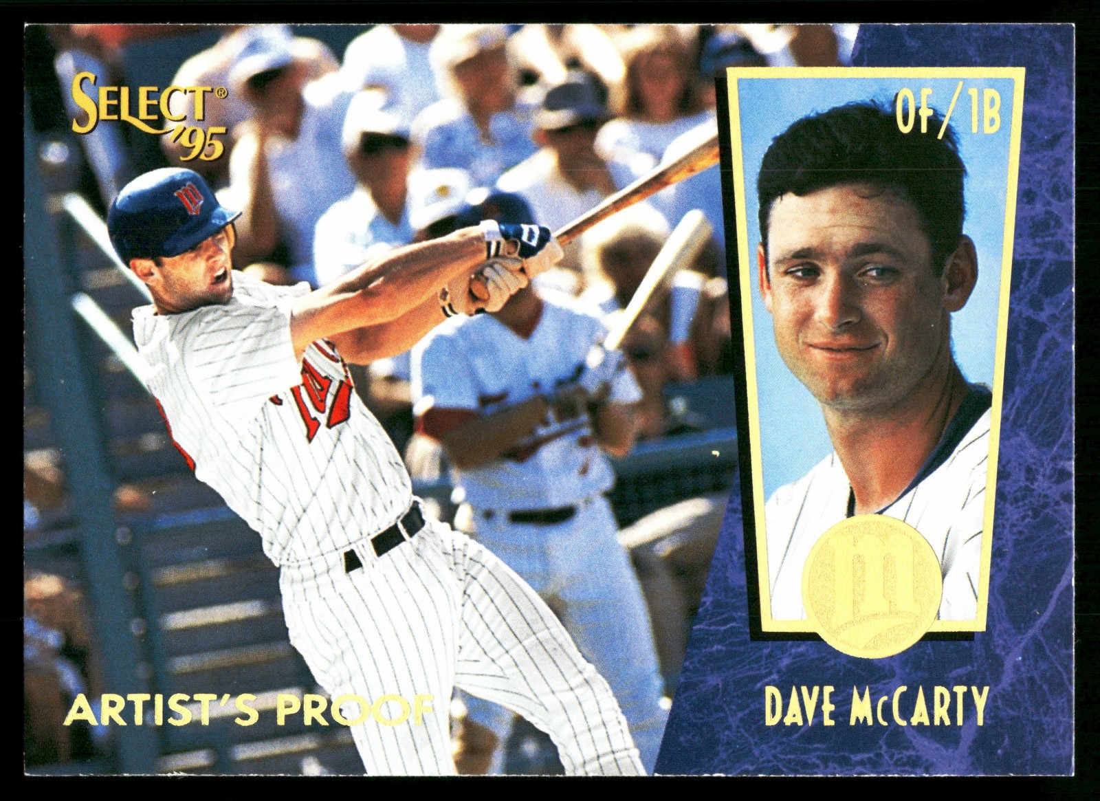 David McCarty Minnesota Twins 1995 Select Artist's Proof #12
