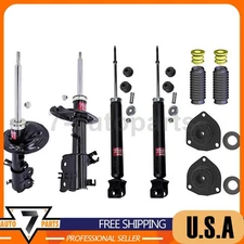 KYB Front Rear Shock Strut w/ Strut Bellows Mount Kit for 2004 Nissan Maxima