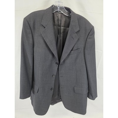 Vito Rufolo Men Sorrento Blazer 42R Gray Super 120s Wool Italy Sport Coat Comero