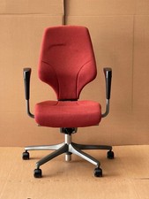 Giroflex Ergonomic Office Chair - Adjustable Operator Chair G64 Red Fabric