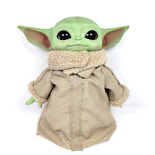 Mattel Star Wars The Mandalorian Grogu Baby Yoda 11" Stuffed Animal Plush Toy