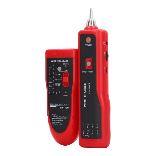 Network Cable Tester Sensitivity Easy Manipulation POE Line Finder