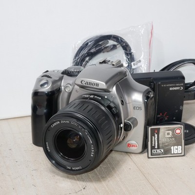 Canon EOS Digital Rebel DS6041 6MP DSLR Camera W 18-55mm Lens *TESTED* W 1gb CF