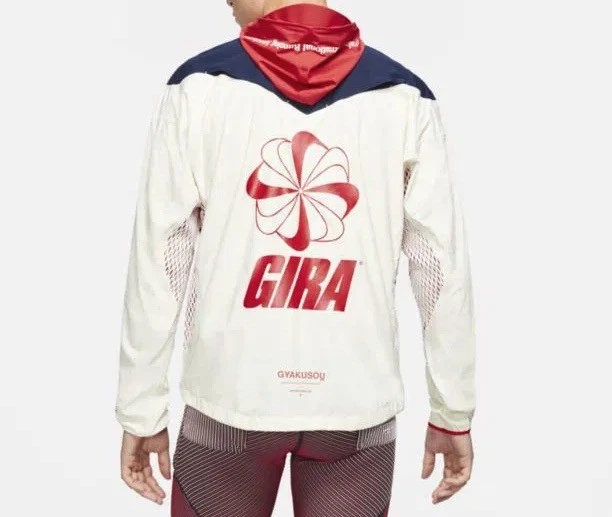 Nike x Gyakusou Gira 3 Layer Windbreaker Running Jacket CU0103-133 Mens Size L - Image 3 of 4