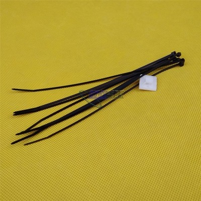 Self Adhesive Cable Wire Management Zip Ties Mounts Mounting Base Clip 20mm 200 