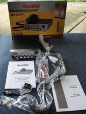 Road King 40 Channel Classic CB Radio Large Digital Display Full 4 Watts Power.