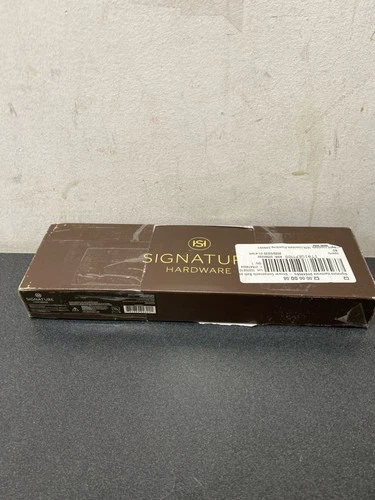 Signature Hardware SHSK86BG 12" Shower Arm with Flared Flange - Brushed Gold - Picture 1 of 2