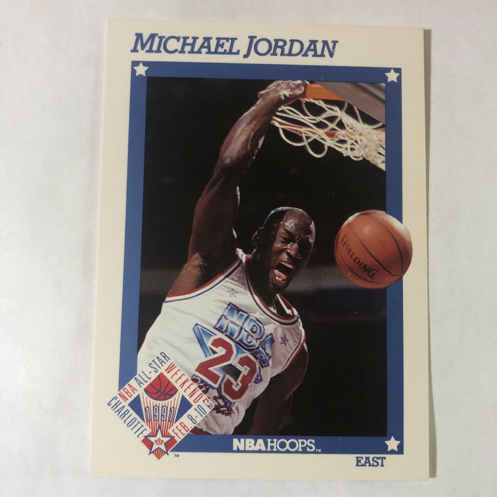 1991-92 Hoops Michael Jordan All-Stars #253 NBA All-Star Weekend #2