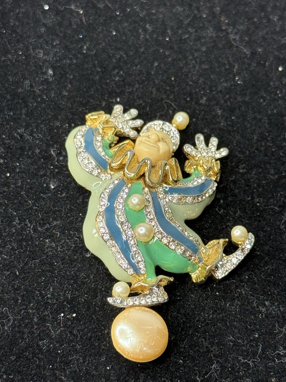 KJL KENNETH J LANE  “Unsigned  “ Enamel Rhineston… - image 2