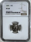 1895 Barber Dime : VERY RARE NGC PF64  PROOF