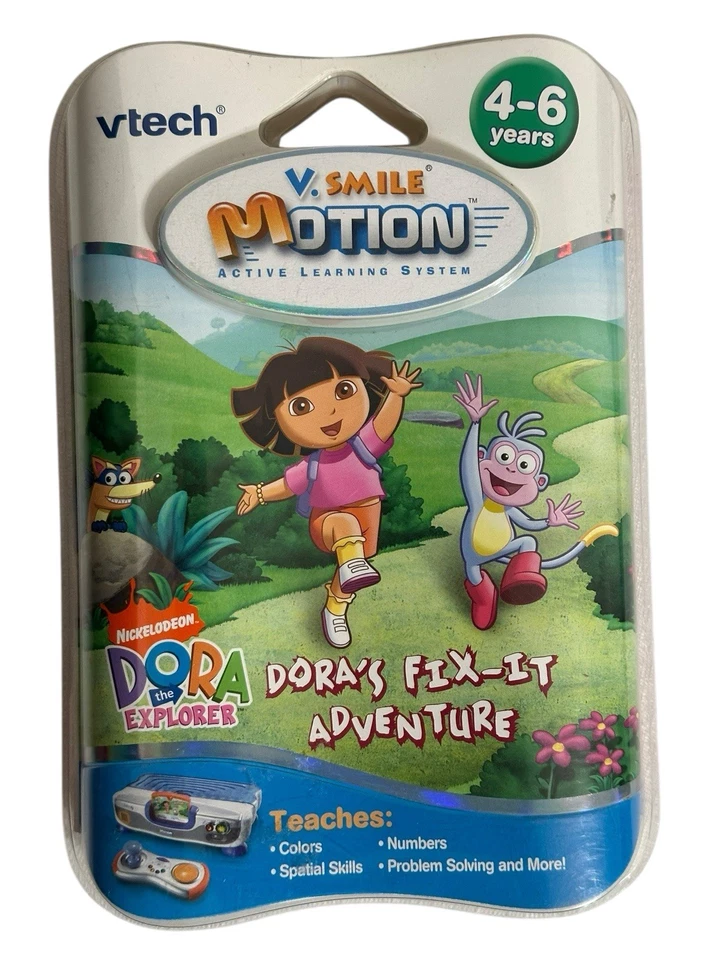 Lot of 4 V-TECH V.Smile Motion Games Little Einsteins Winnie The Pooh Shrek Dora - Image 3 of 4