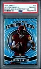 2024 Topps Finest Debut #D1 Jayden Daniels Debut-Sky Blue Refractor PSA 10