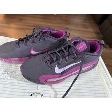 Nike Isofly Basketball Shoes Kids Purple Pink Lace Up Athletic Sneakers size6Y