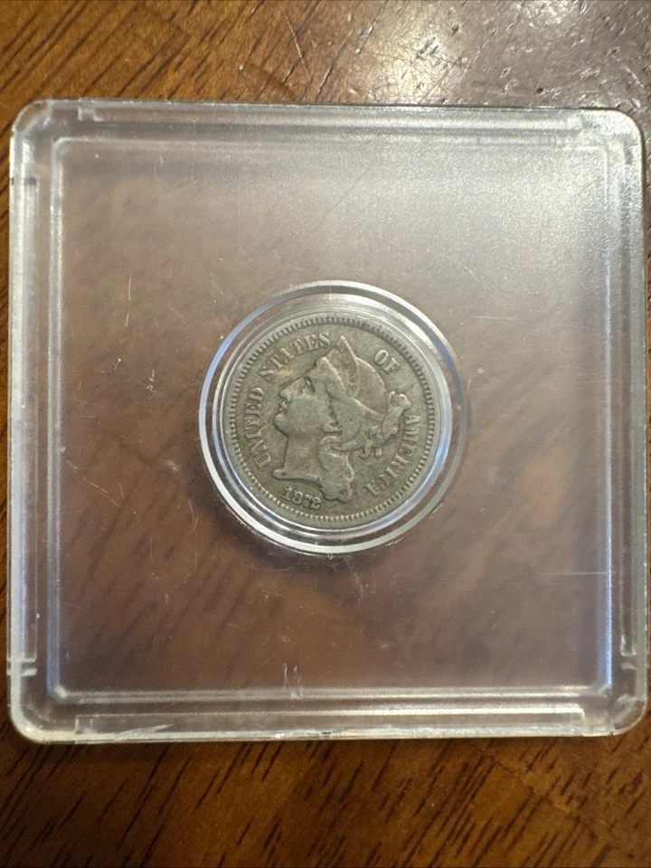 1872 3 Cent Nice Nickel Coin XF Condition Philadelphia Mint - Image 3 of 3