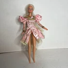 Barbie Rapunzel Figure Vintage Mattel 1997 Long Hair Pink dress Fashion Doll Toy