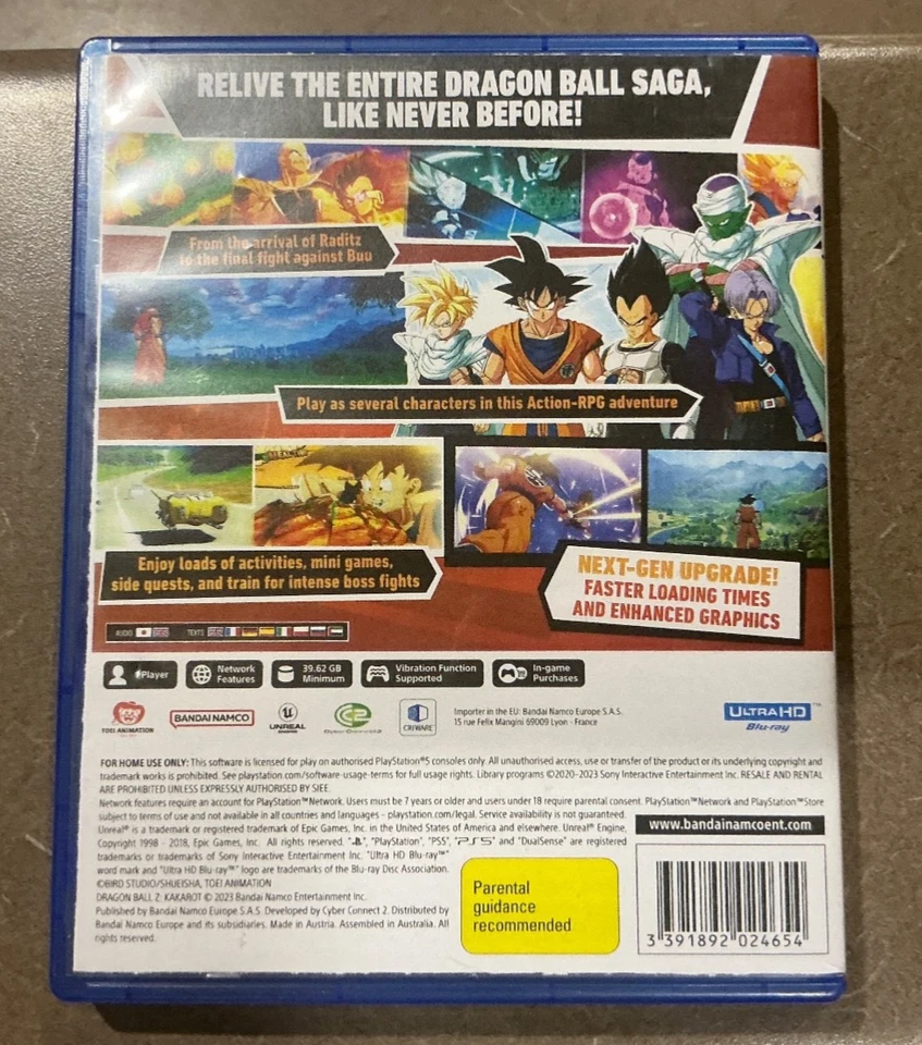 Dragon Ball Z: Kakarot - Legendary Edition (Cover Art is NOT Original) PS5 - Image 3 of 4