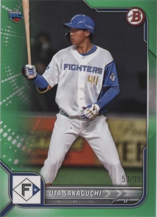 2022 Bowman NPB Nippon Professional Baseball - Uta Sakaguchi #70