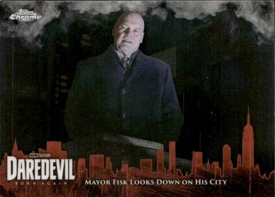 2025 Topps Marvel Chrome Mayor Fisk Looks down on his City Daredevil #DD-16
