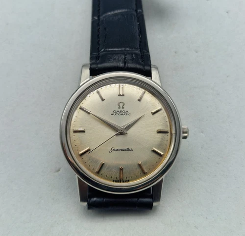 VINTAGE 1965 OMEGA SEAMASTER SILVER DIAL AUTO CAL:562 MAN'S WATCH / X016