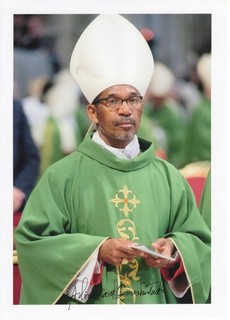 Original signiertes Foto Arlindo Cardinal Gomes Furtado Kardinal Capo Verde