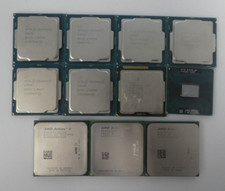 Lot of 11 Intel  AMD Processors Mixed Models