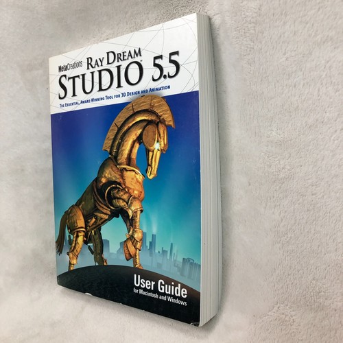 Ray Dream Studio 5.5 MetaCreations for 3D Graphics Design and Animation User Gui - Afbeelding 3 van 6