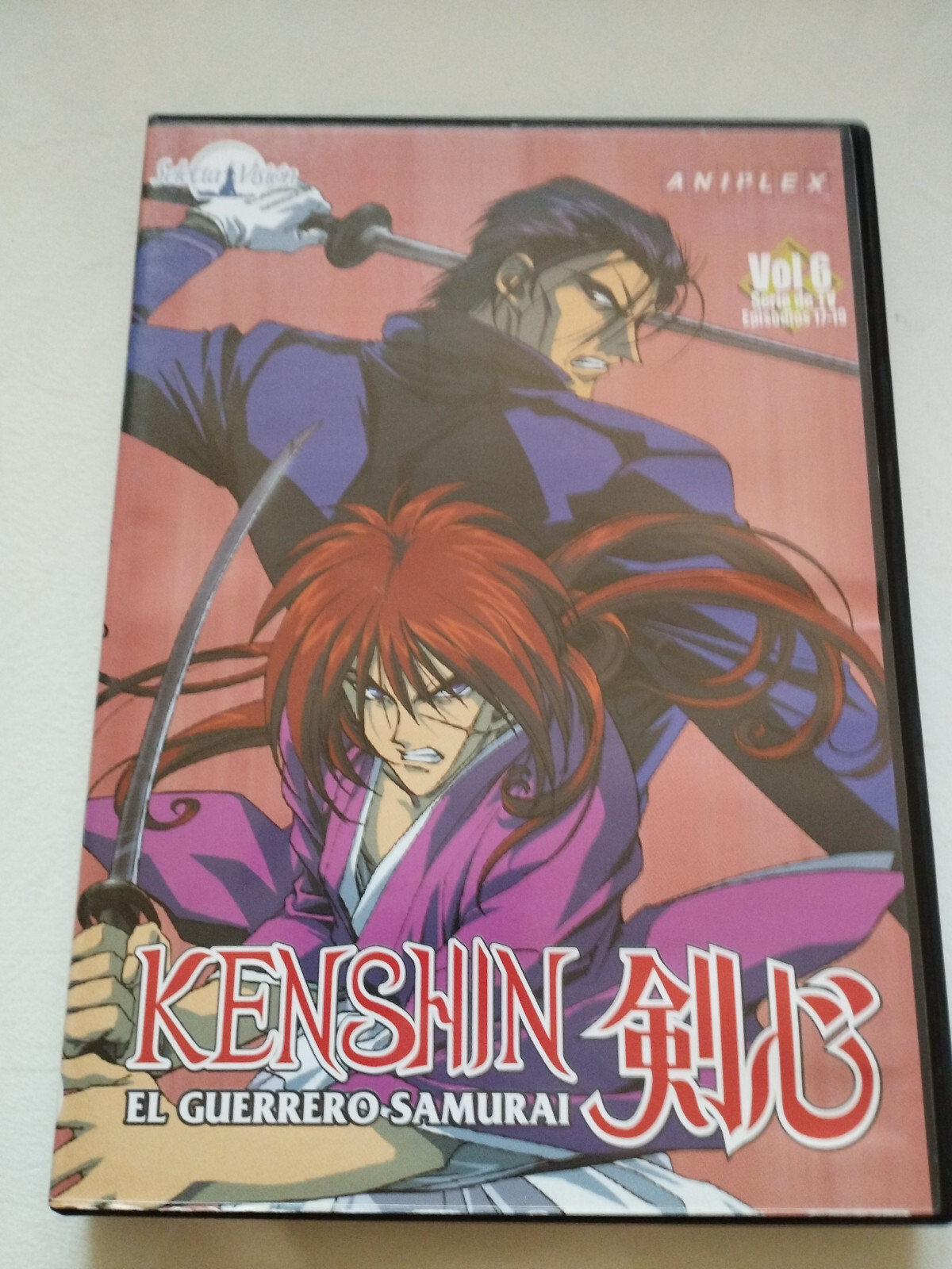 Kenshin the Samurai Warrior Vol 6 Episodes 17-19 - DVD Spanish Japanese Region 2