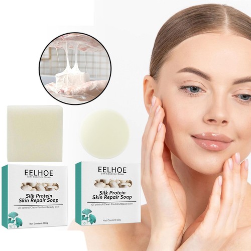 SkinFerm Collagen Milk Whitening Soap Bar Silk Protein Skin Repair Moisturizing - Picture 12 of 14