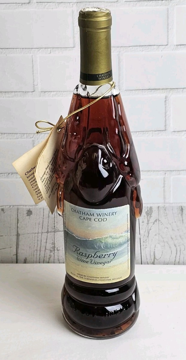 Chatham Winery Homard Lobster Raspberry Wine Vinegar Glass Bottle