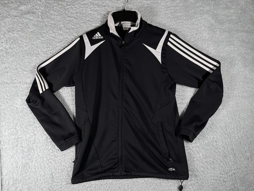 Full Zip Stripes Track Coat Ladies Size 